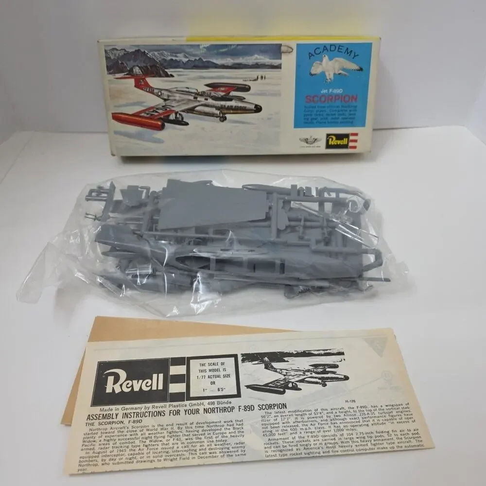 Revell F-89D/J Scorpion 1:77 Scale Model Kit H-126 - Picture 5 of 5
